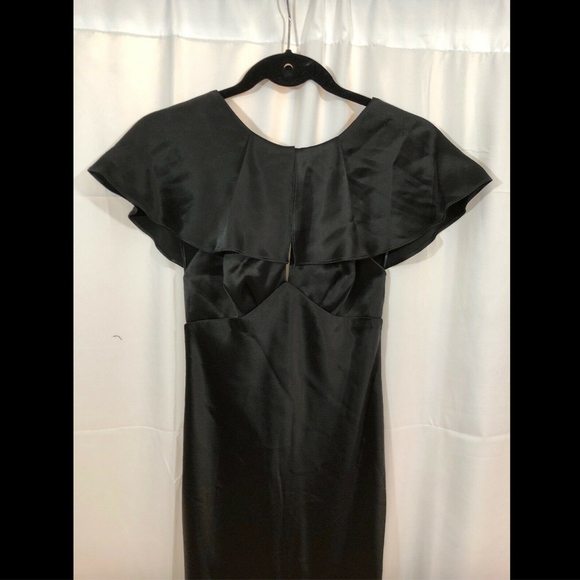 NEW‎ $418 ABS by Allen Schwartz Vintage Dress Black - Picture 3 of 8
